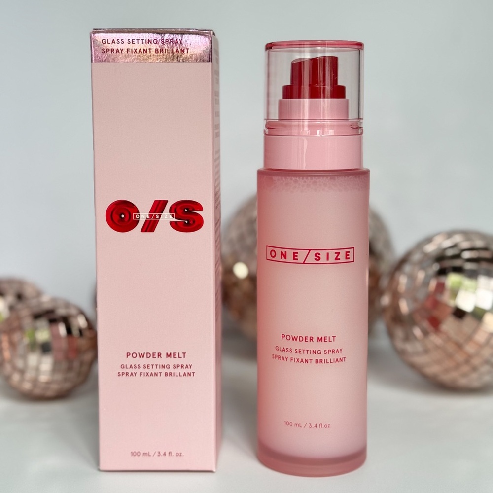 ONE/SIZE Powder Melt Glass Setting Spray - Pink